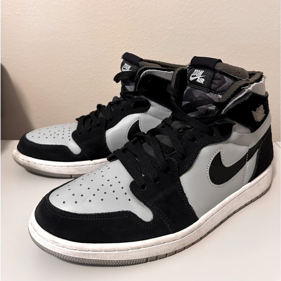 Nike Jordan 1 High Zoom Air CMFT Black White Smoke Grey. main image 8